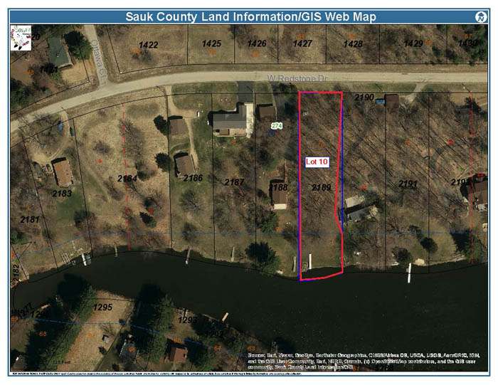 Oriole 10 Waterfront Lot at Lake Redstone Wisconsin For Sale